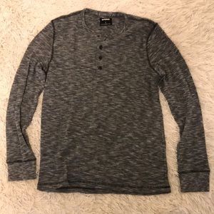 Express Men’s Long Sleeve Waffle Shirt